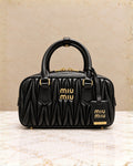 MIU MIU Matelassé Top Handle Bag 25cm