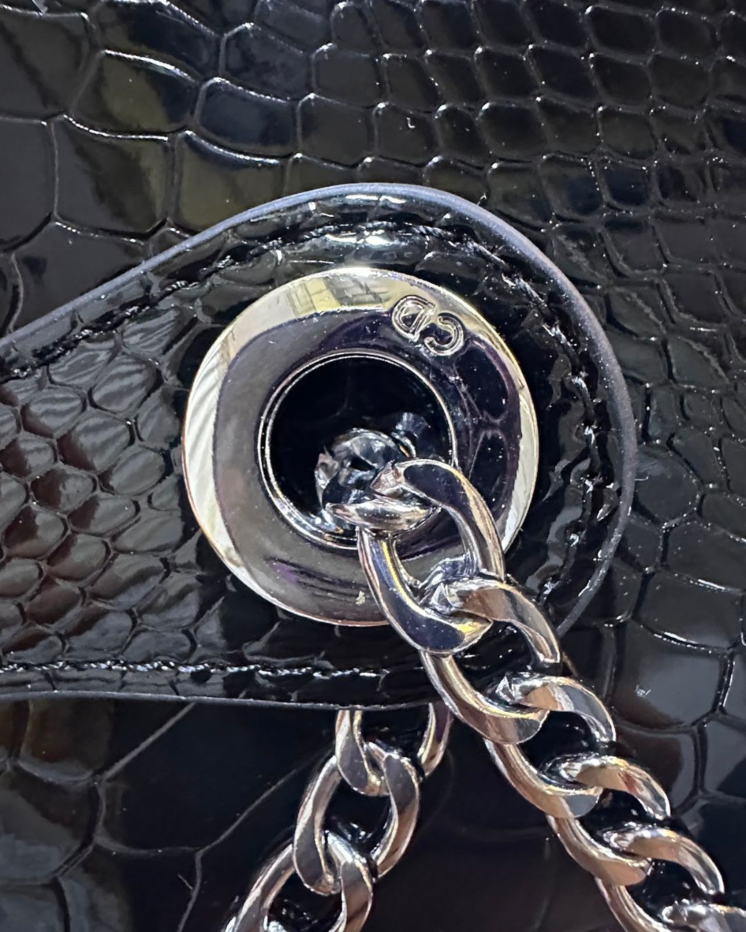 LADY DIOR Croc Mini 17cm A+