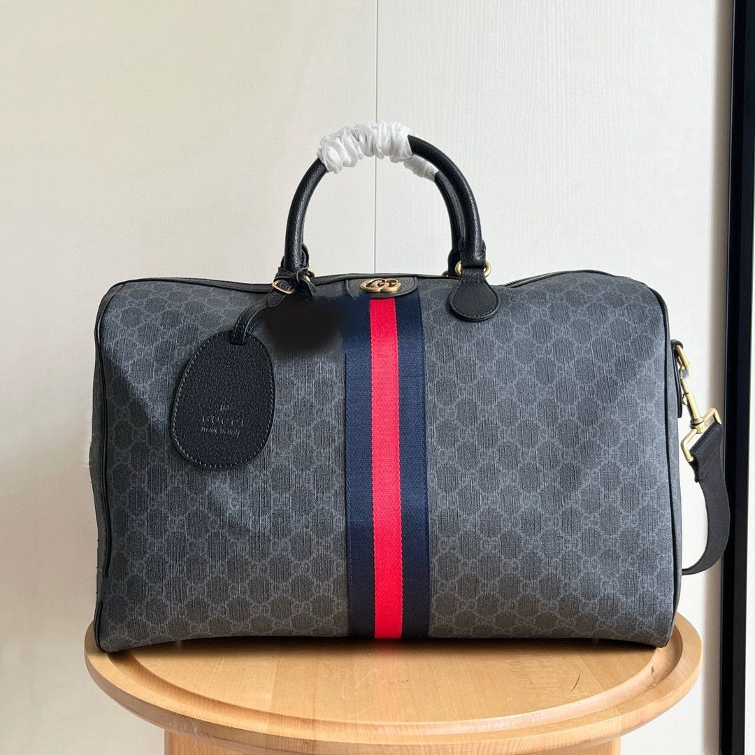 Gucci Savoy Duffle Bag — GG Supreme Canvas | 55 cm | 2 Colors