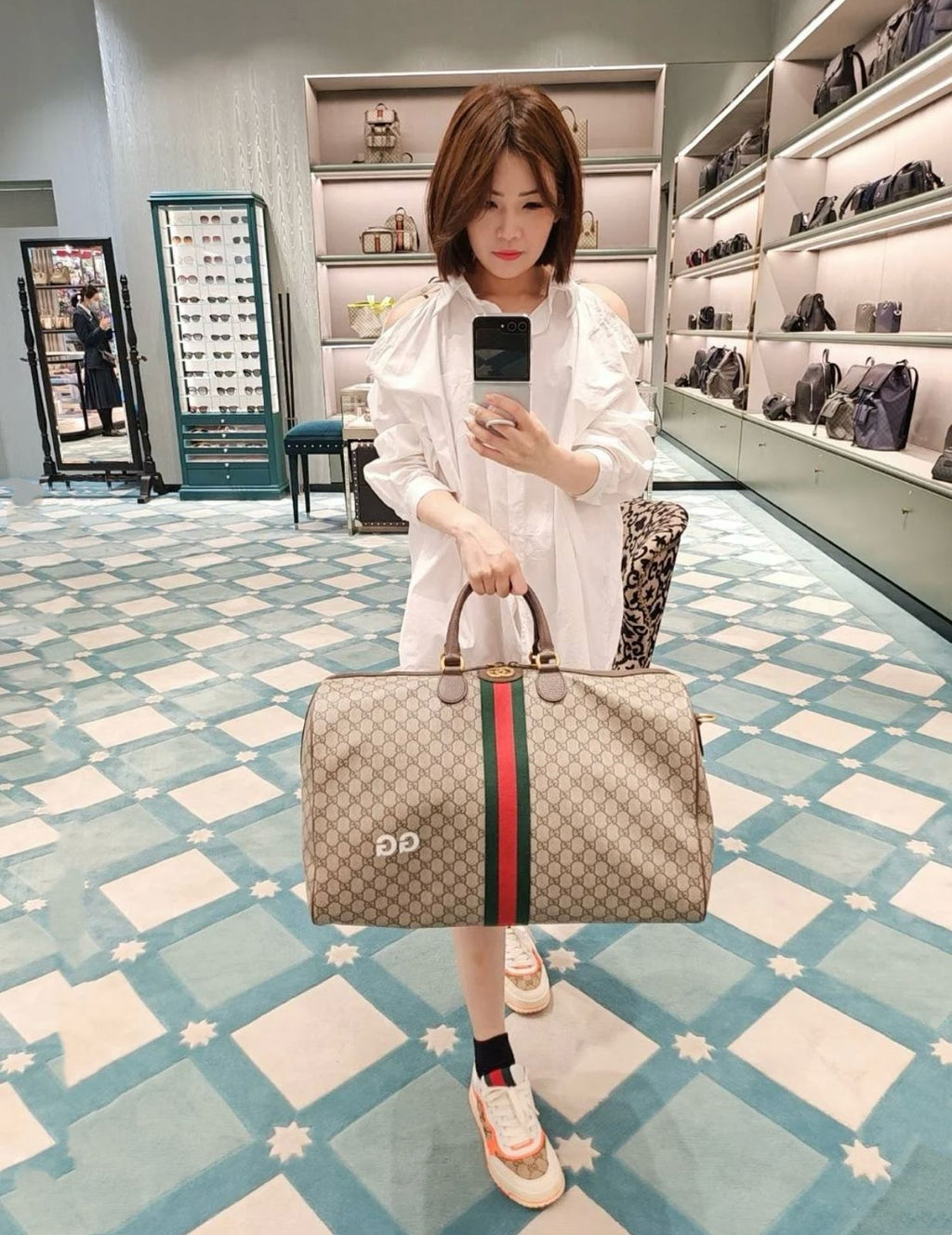 Gucci Savoy Duffle Bag — GG Supreme Canvas | 55 cm | 2 Colors