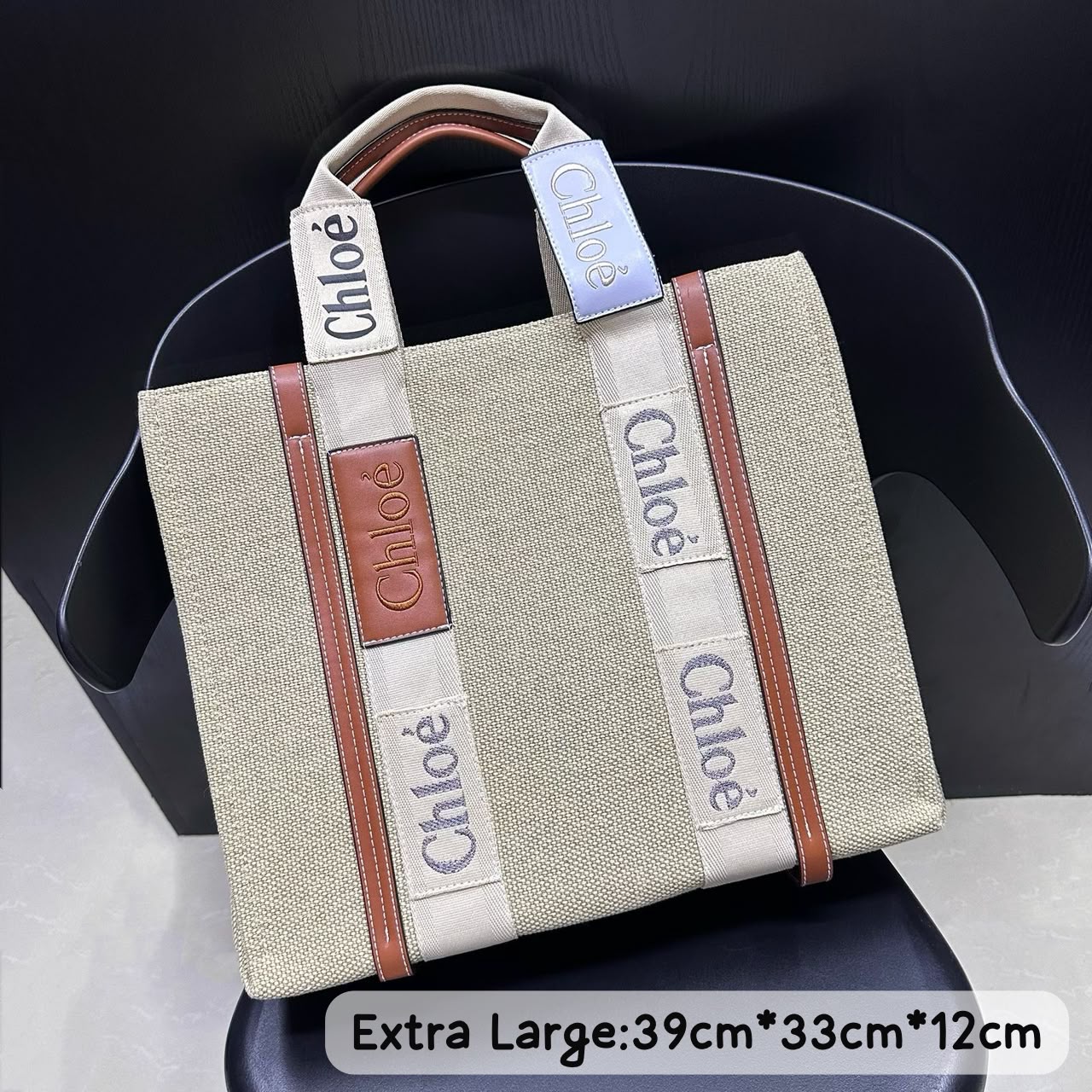 CHLOÉ Canvas Tote Bag 2 Sizes