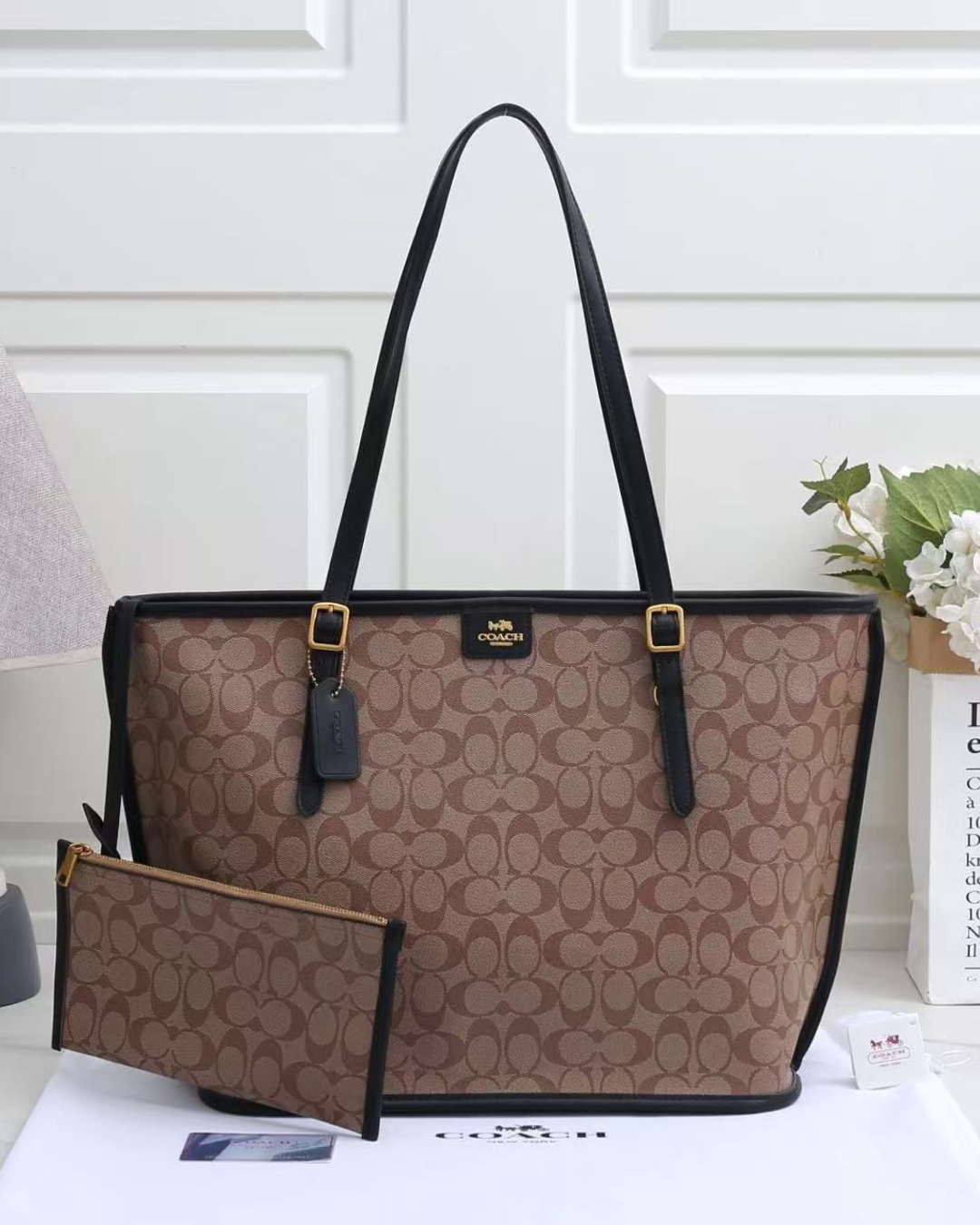 COACH Signature Tote Bag 36cm