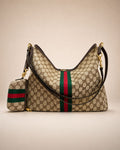 GUCCI GG Supreme Canvas Hobo Bag 40cm A+