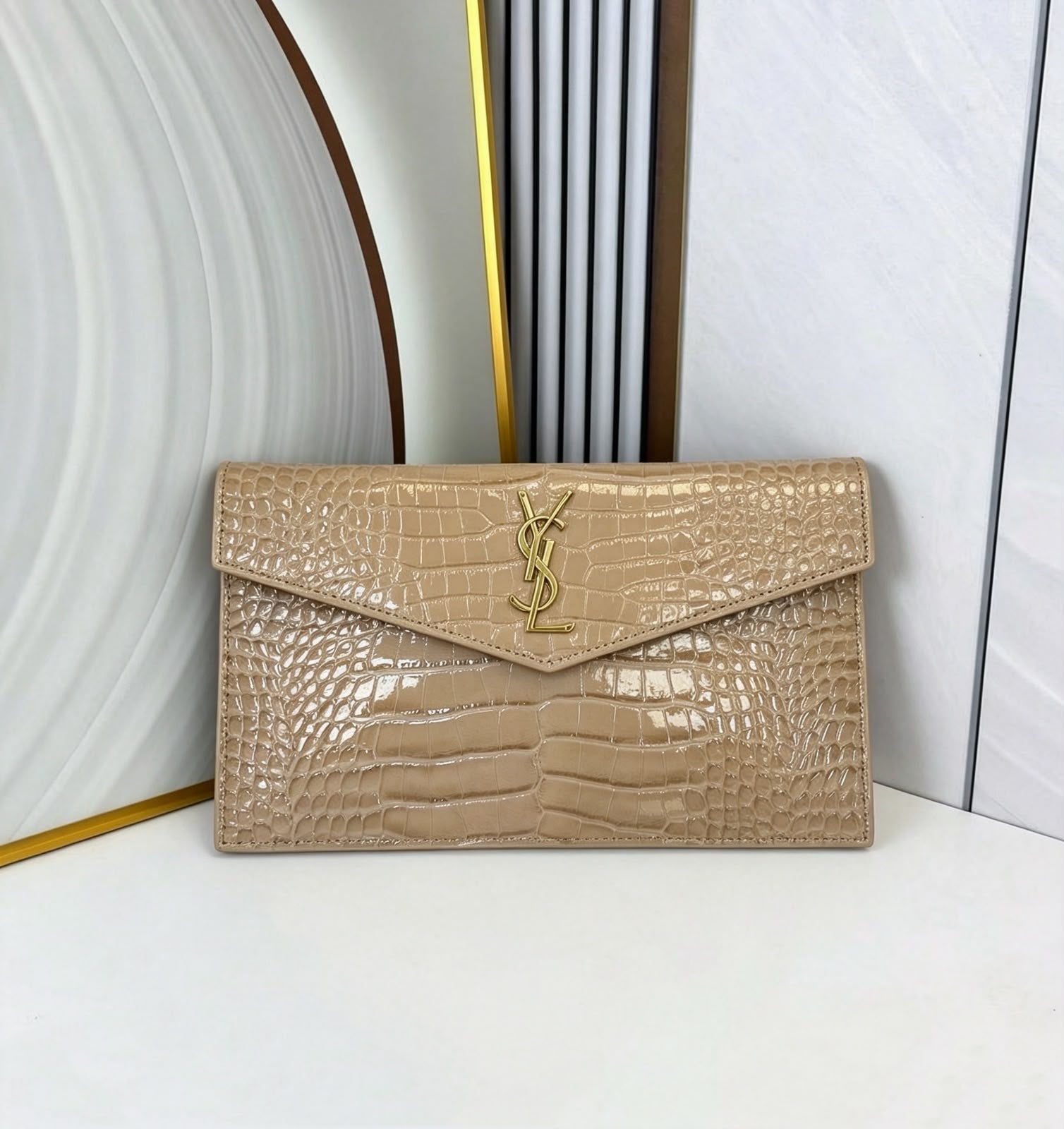 YSL Envelope Clutch Pouch 28 cm A+