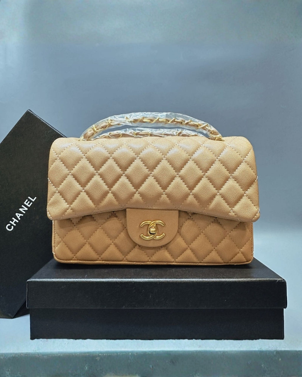 CHANEL Quilted Flap Shoulder Bag 26 cm