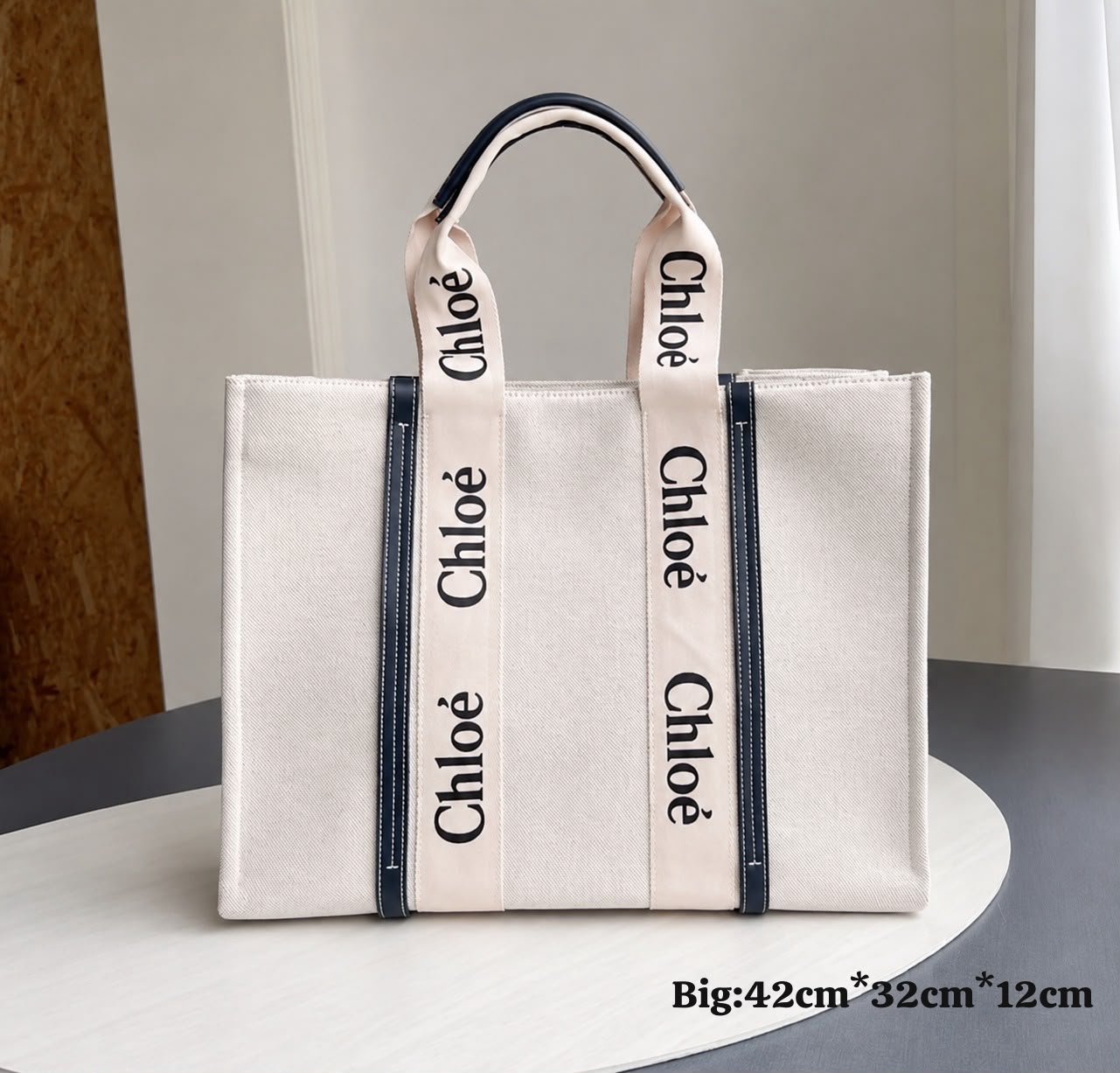 CHLOÉ Canvas Tote Bag 3 Sizes