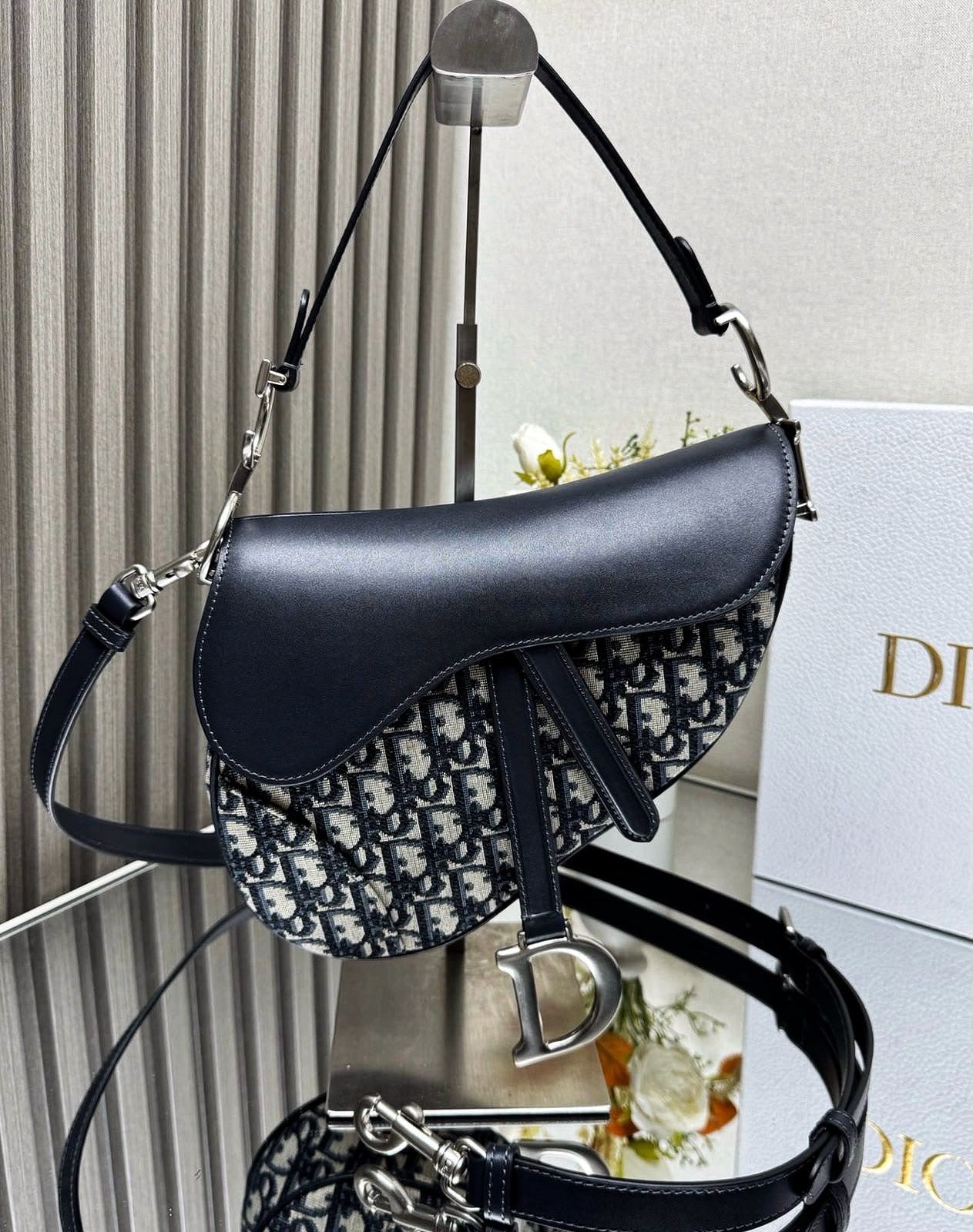 DIOR Saddle Bag — 24 cm | With Box