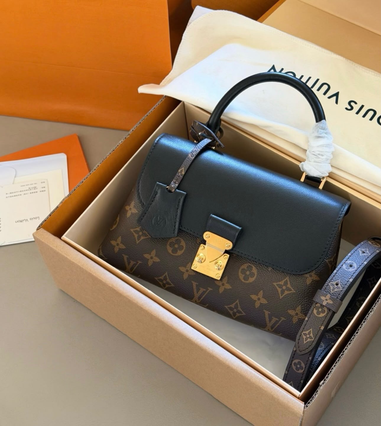 LV Flap Bag 24 cm