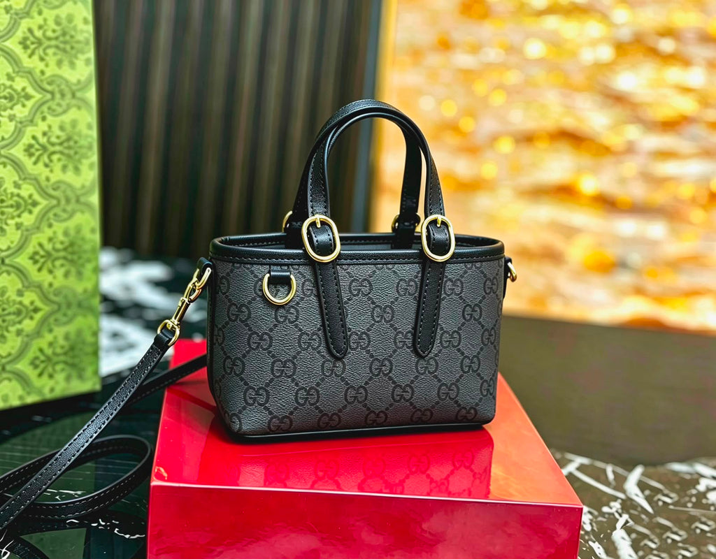 GUCCI GG Monogram Mini Tote — 18 cm | 8 Colors with Box