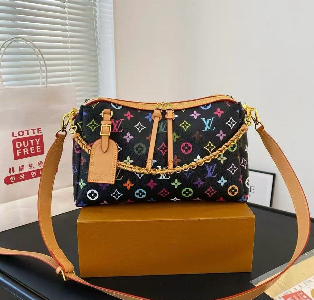 LOUIS VUITTON Monogram Shoulder Bag — 33 cm | 3 Colors With Box