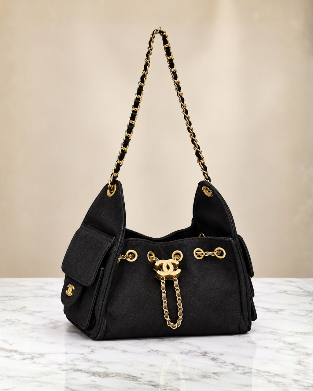 CHANEL 25 Mini Suede Bag