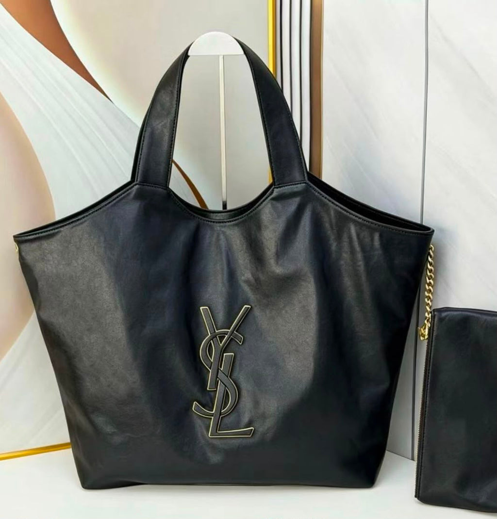 YSL Large Logo Tote Leather 58 cm Master