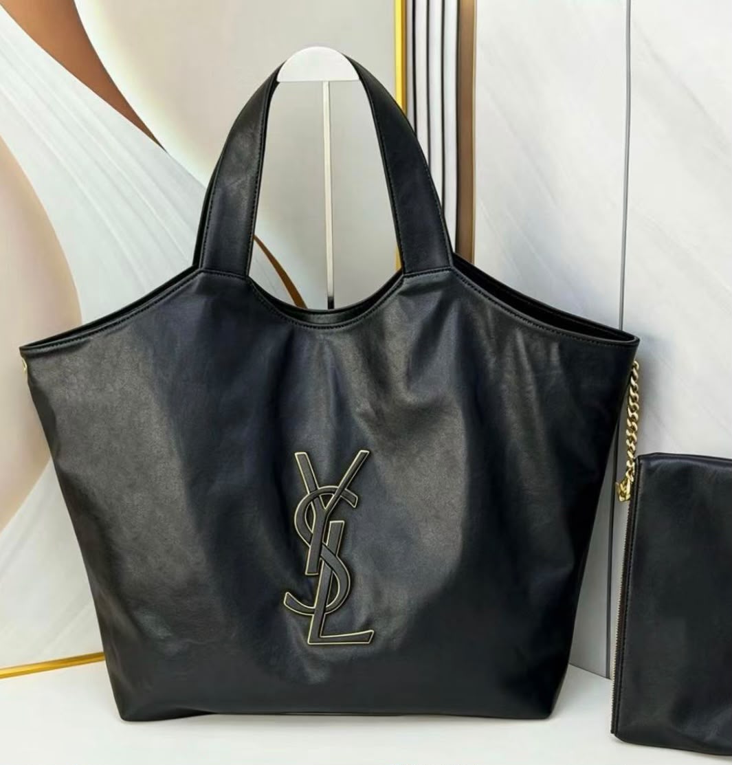 YSL Large Logo Tote Leather 58 cm Master