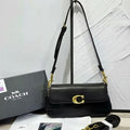 COACH Signature Flap Shoulder Bag — 25 cm | 6 Colors With Box