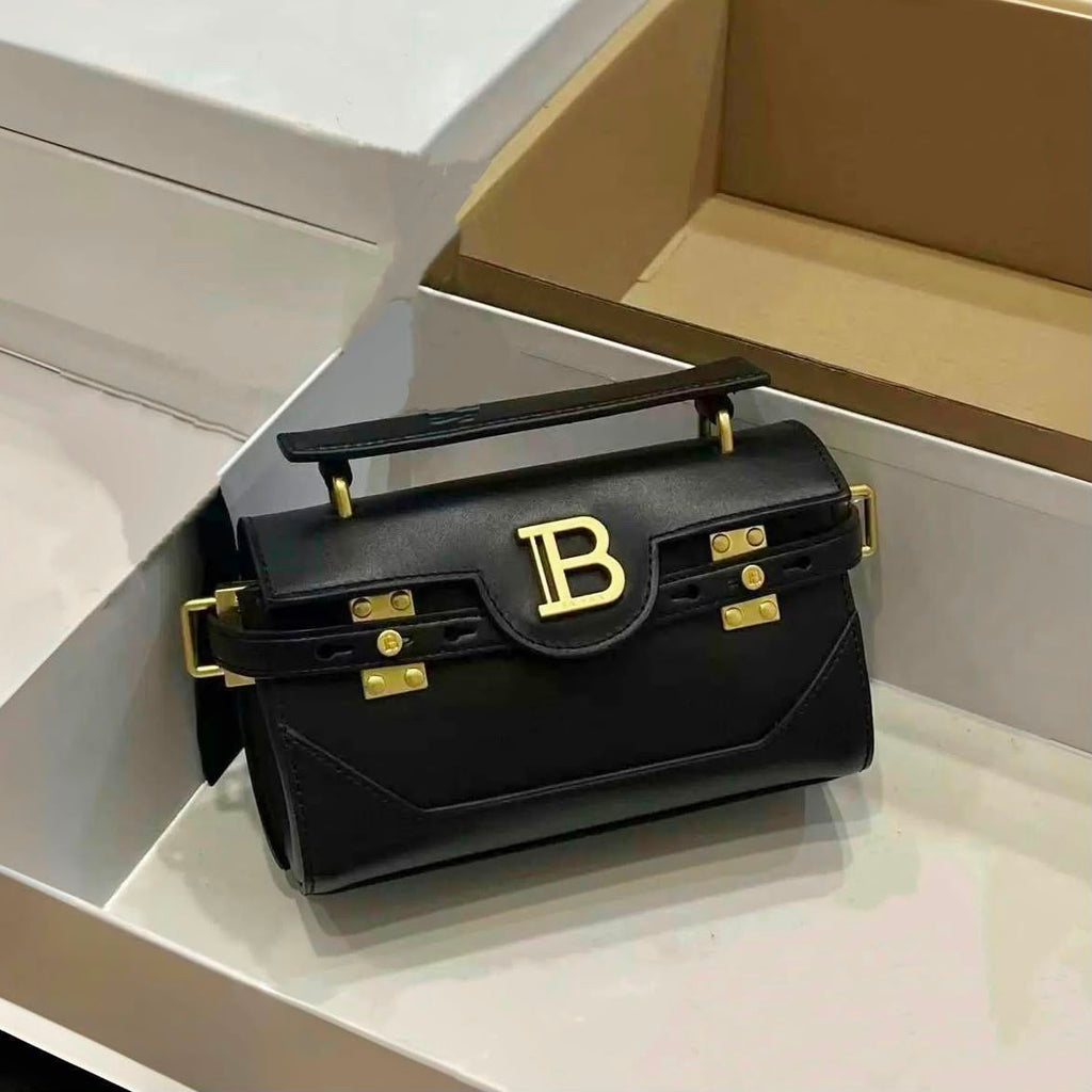 BALMAIN B-Bag Shoulder Bag 21.5 cm With Box
