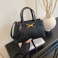 BOTTEGA Woven Leather Top Handle Tote — 29 cm | 7 Colors Without Box
