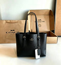 COACH Signature Canvas Tote — 28 cm | 8 Colors With Box