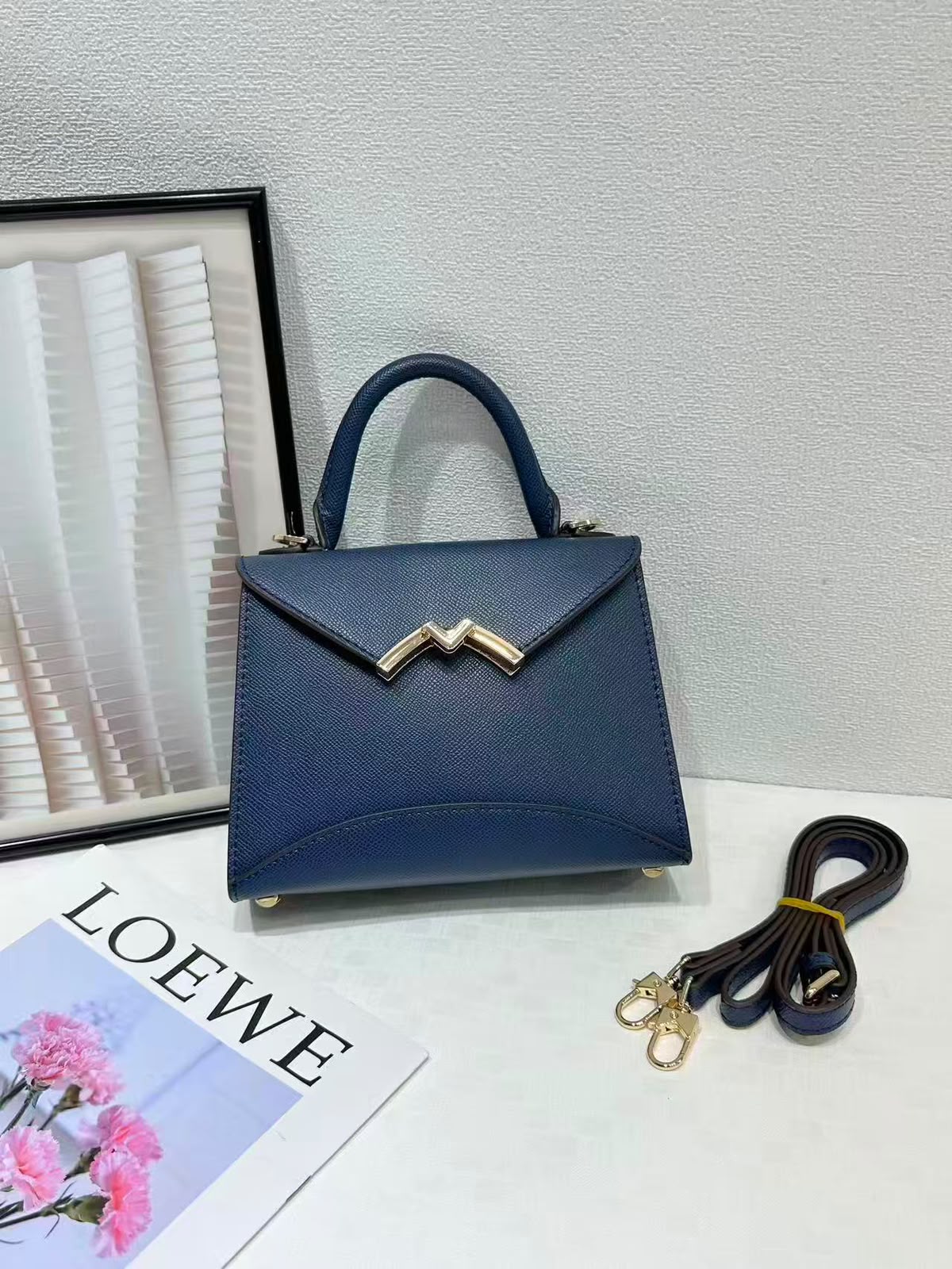 Moynat Mini Top Handle Crossbody Bag 20 cm