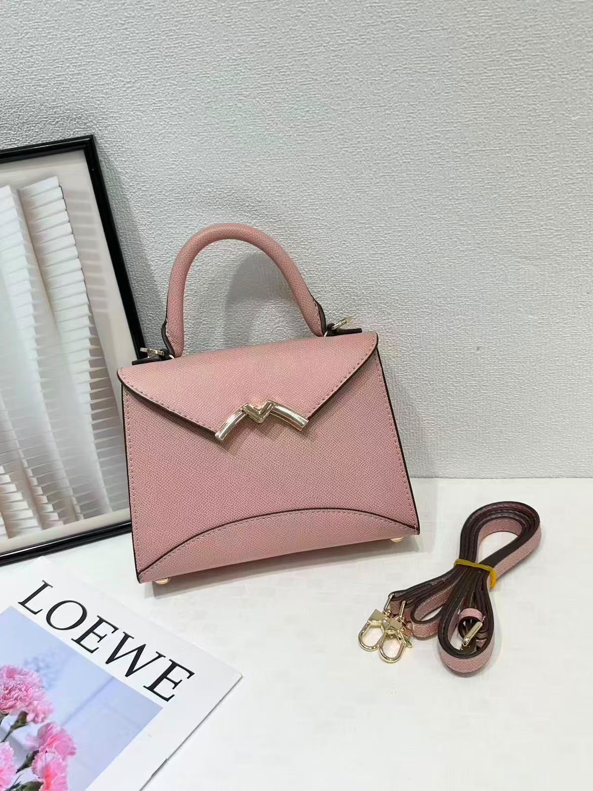 Moynat Mini Top Handle Crossbody Bag 20 cm