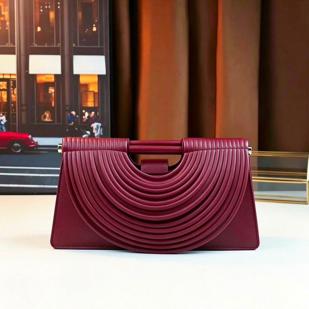 BOTTEGA Draped Arch Bag 32 cm