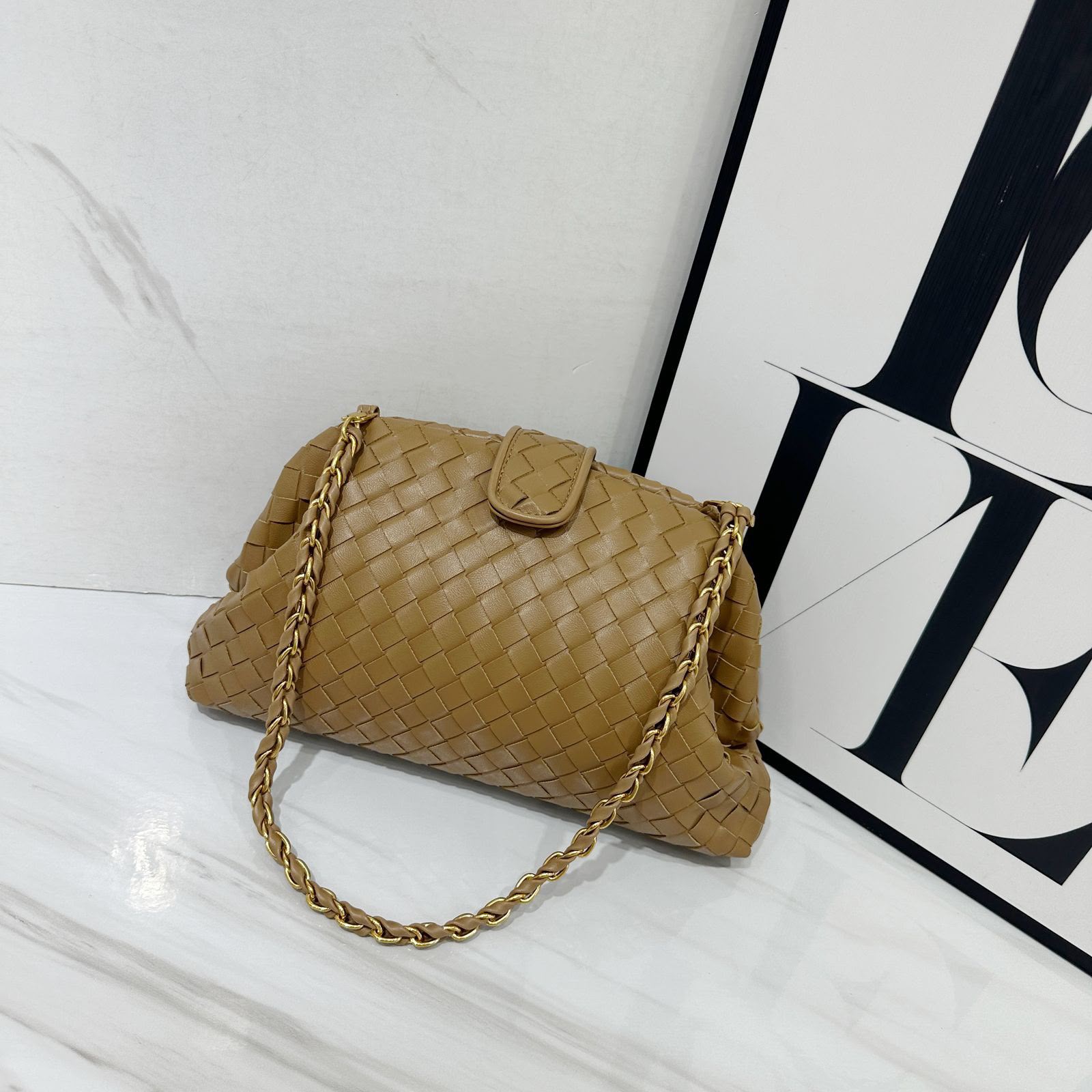 BOTTEGA VENETA Intrecciato Chain Bag — 30 cm | 7 Colors A+
