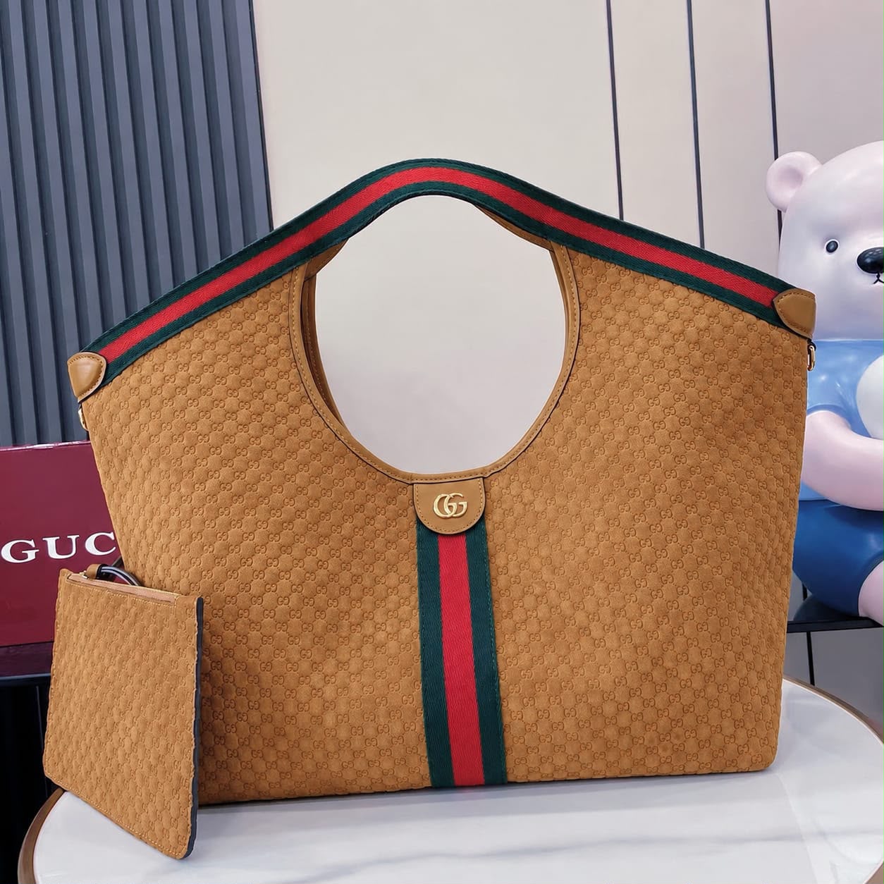 GUCCI Hobo Shoulder Bag — 50 cm | 4 Colors | Includes Pouch without Box A+