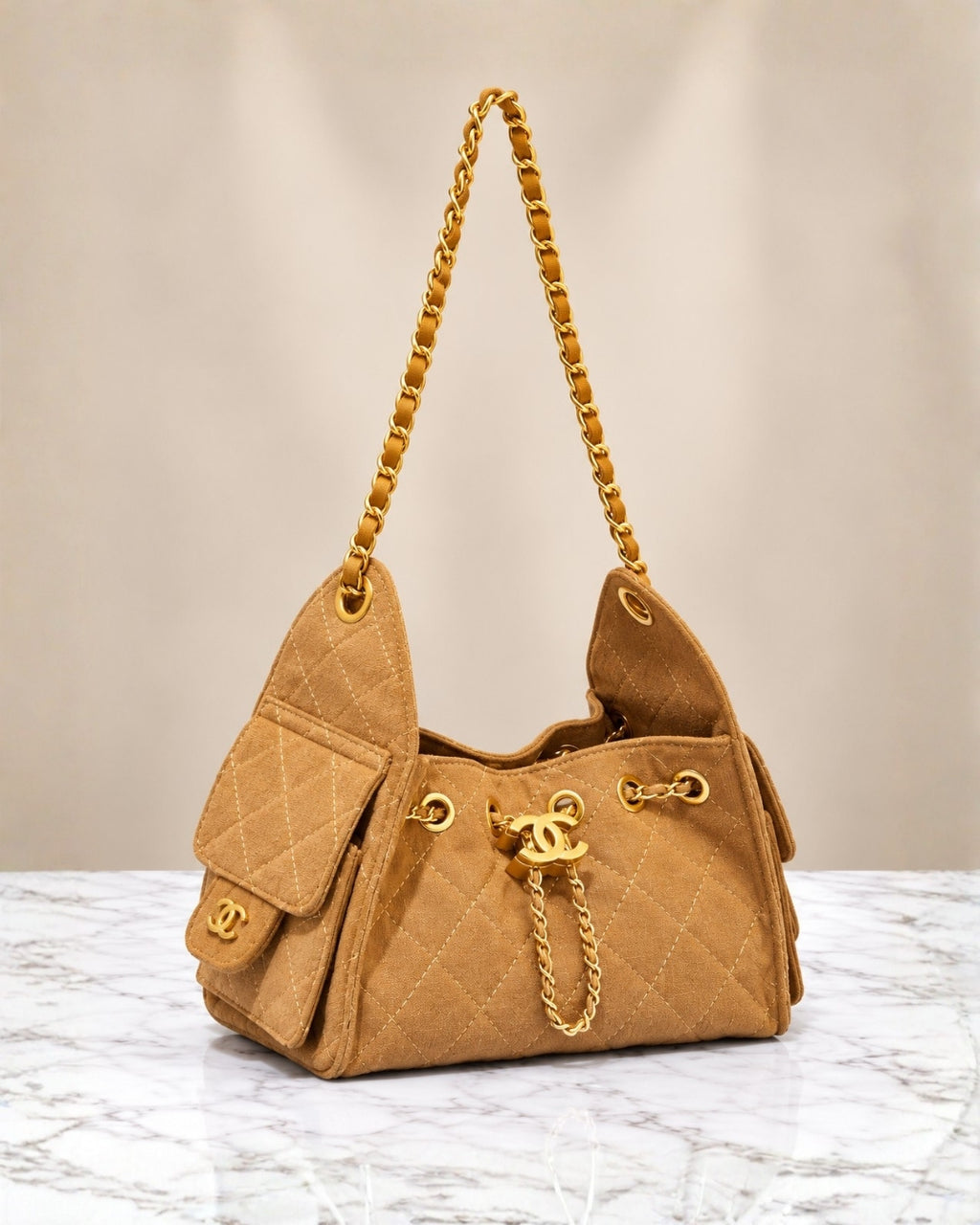 CHANEL 25 Mini Suede Bag