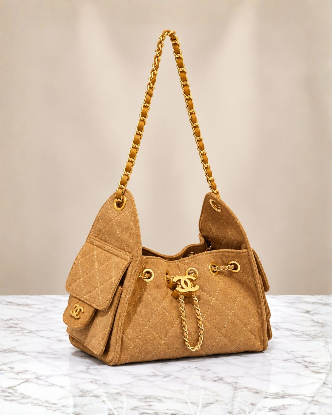 CHANEL 25 Mini Suede Bag
