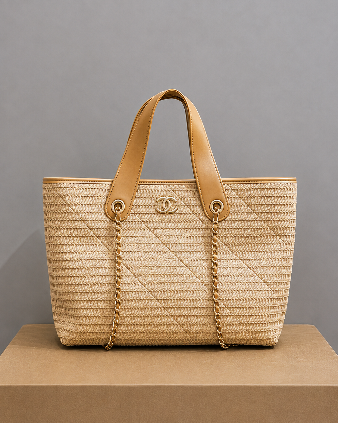 CHANEL Beach Style Tote 45 cm A+