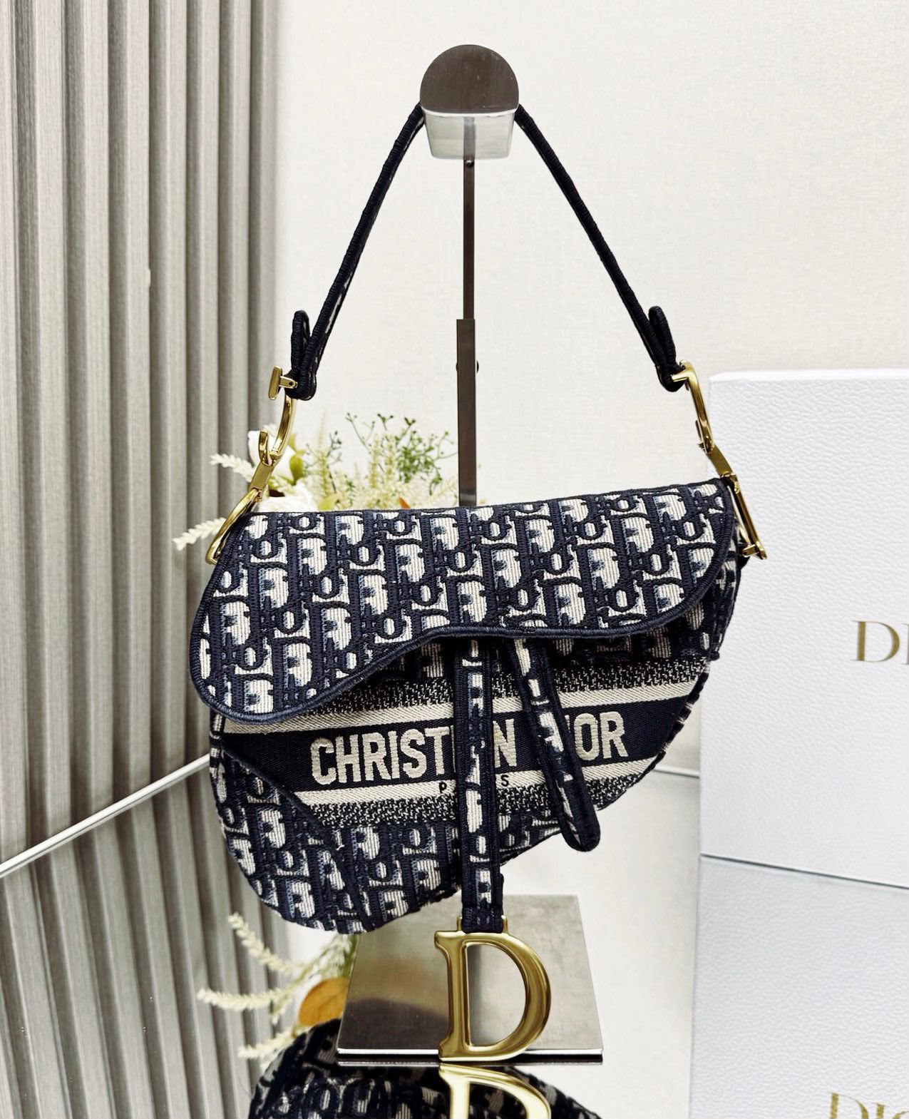 DIOR Saddle Bag — 24 cm | With Box