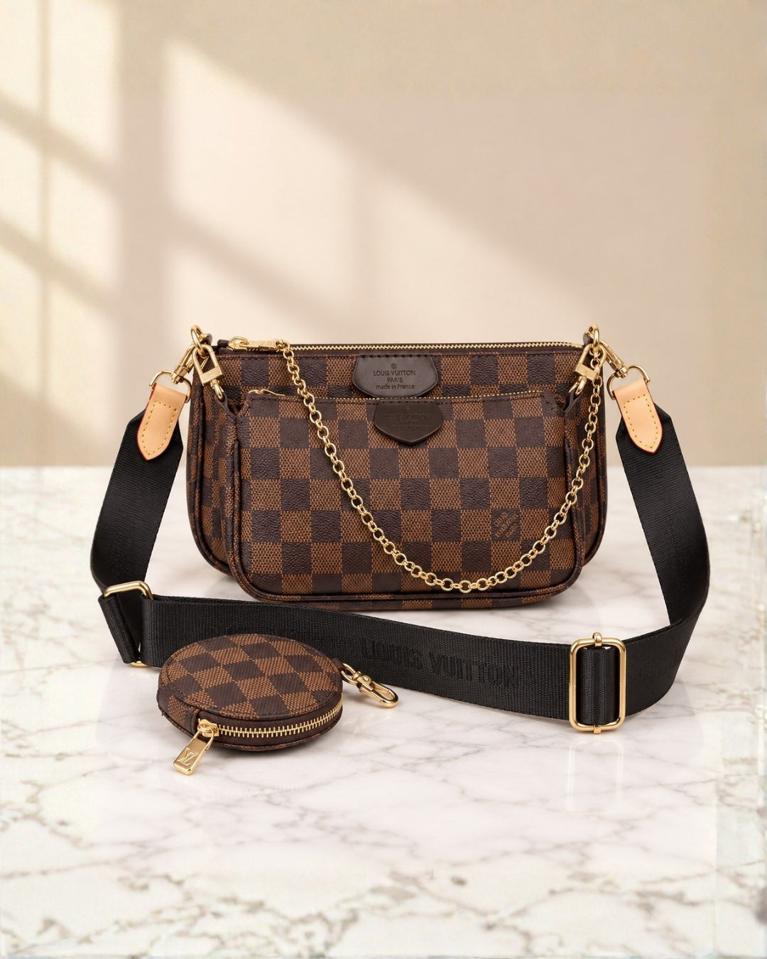 LV Multi Pouch Crossbody Bag 24cm