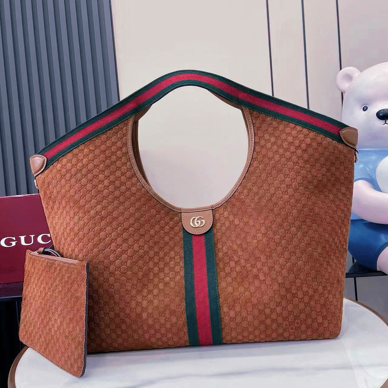 GUCCI Hobo Shoulder Bag — 50 cm | 4 Colors | Includes Pouch without Box A+