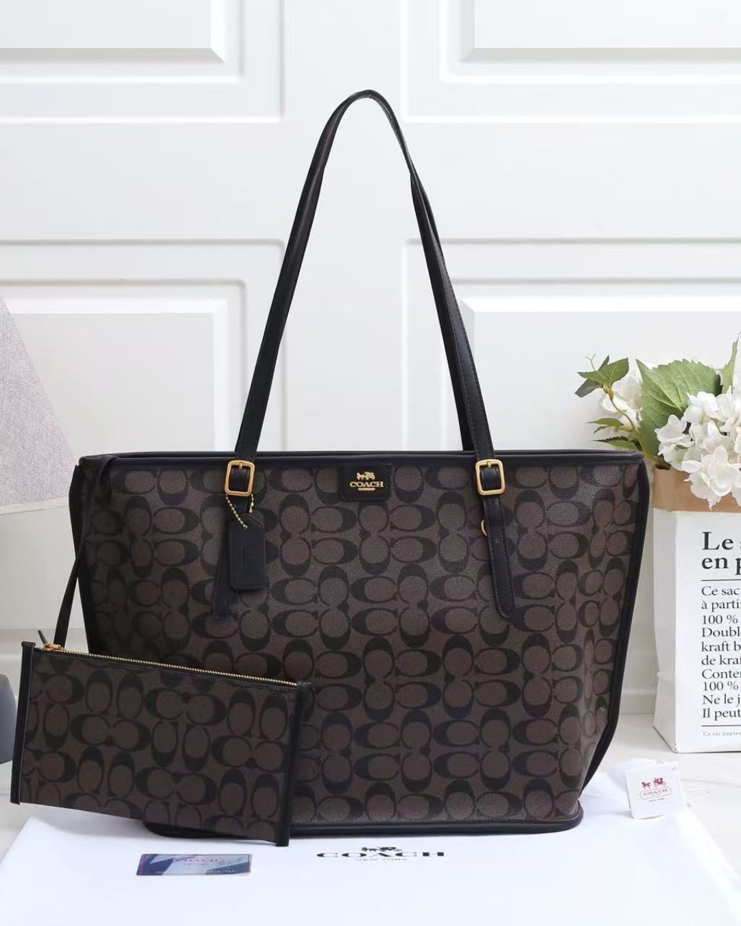 COACH Signature Tote Bag 36cm