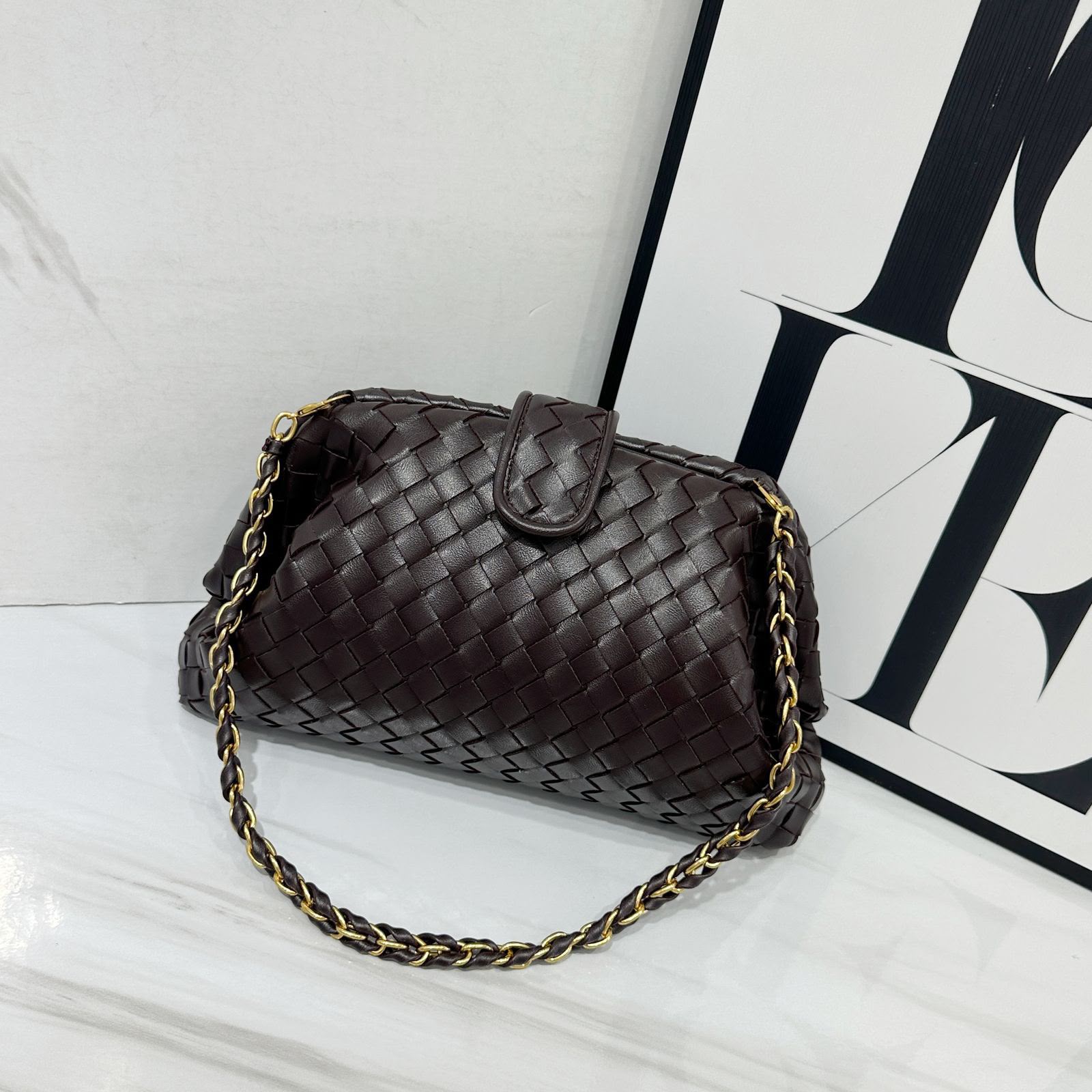 BOTTEGA VENETA Intrecciato Chain Bag — 30 cm | 7 Colors A+