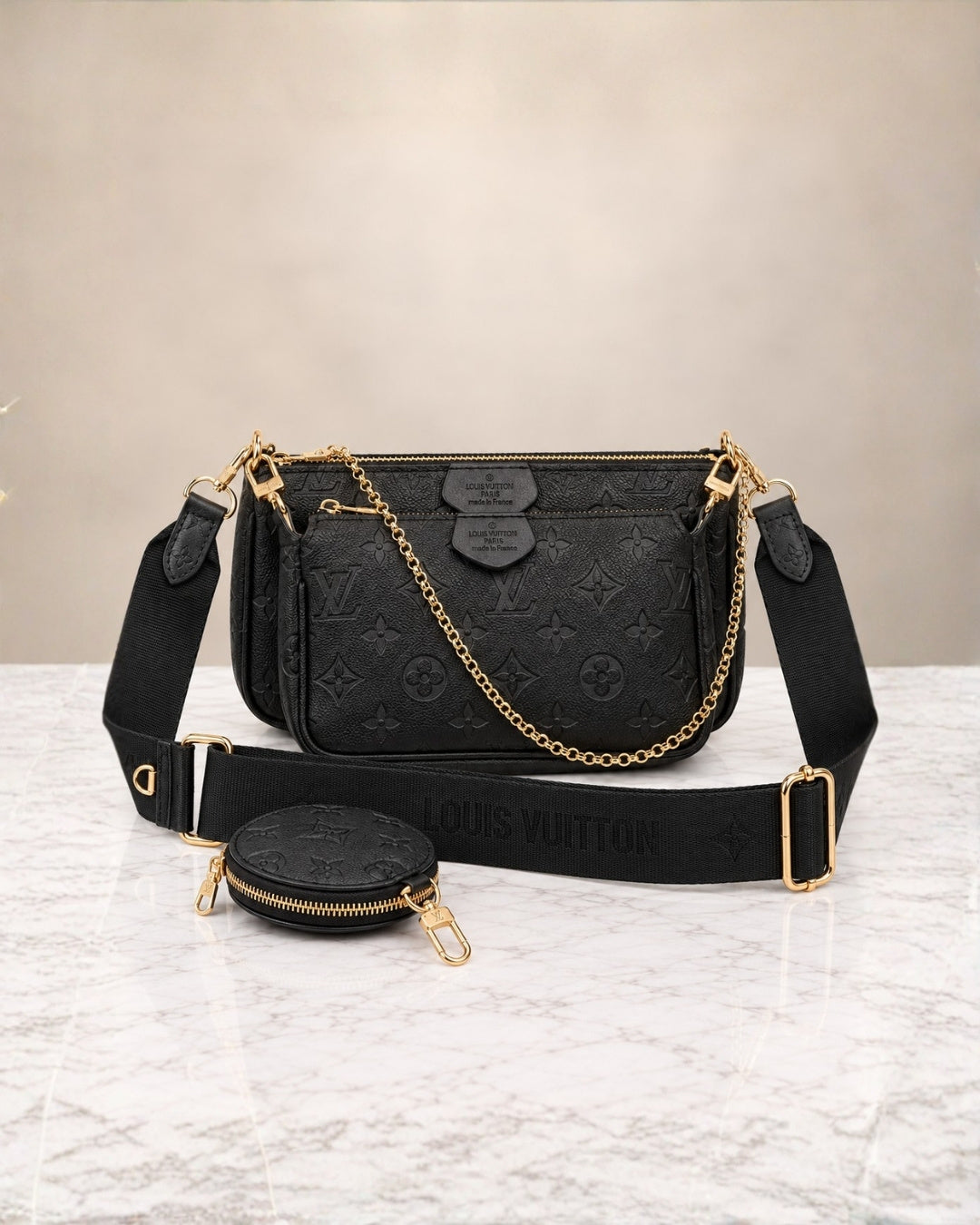LV Multi Pouch Crossbody Bag 24cm