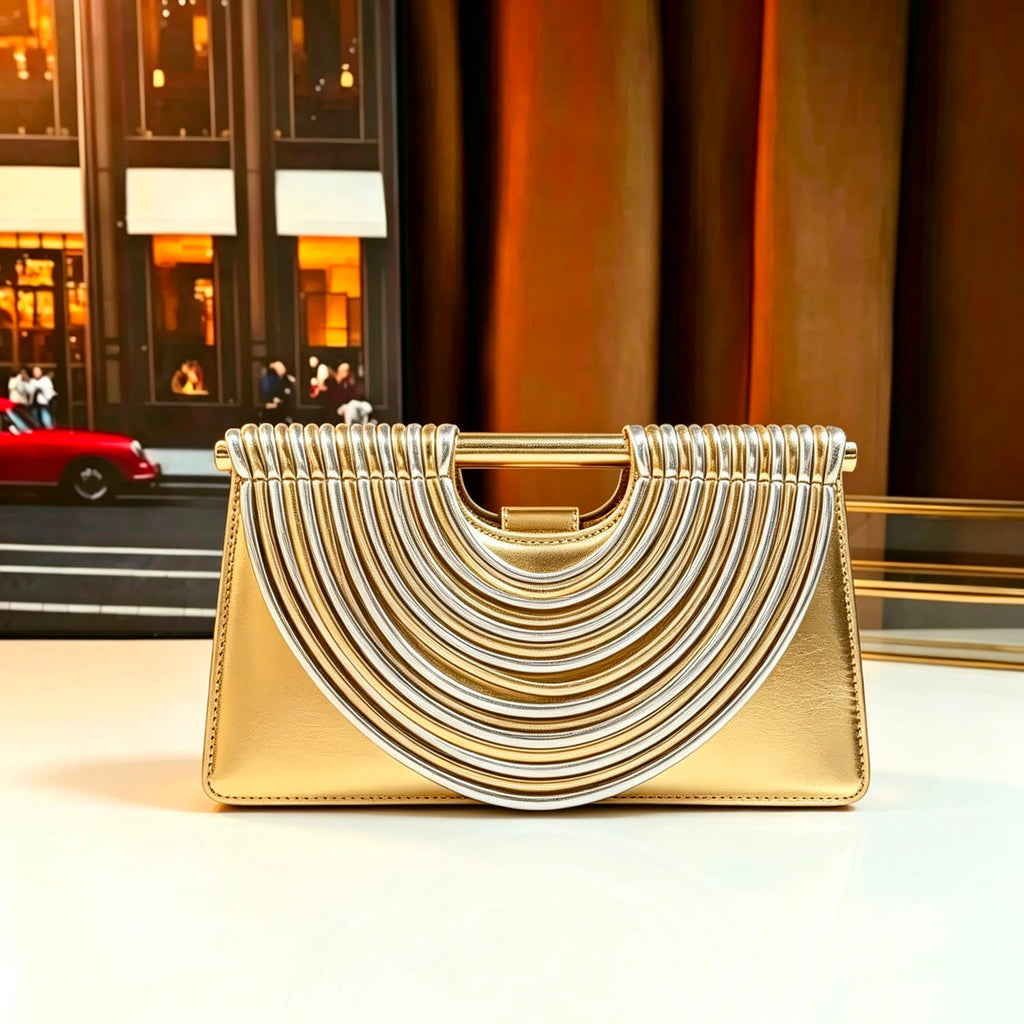 BOTTEGA Draped Arch Bag 32 cm