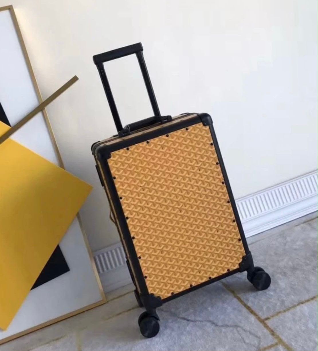 Rolling Luggage LV+Dior+Goyard 56cm A+