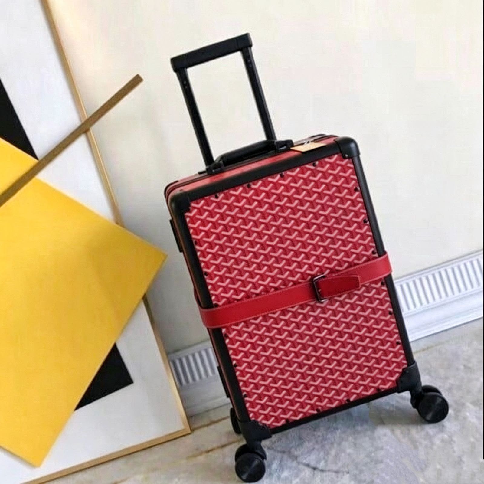 Rolling Luggage LV+Dior+Goyard 56cm A+