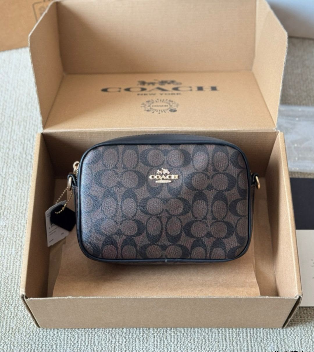 COACH Signature Crossbody Wristlet — 20 cm | 6 Colors with Box