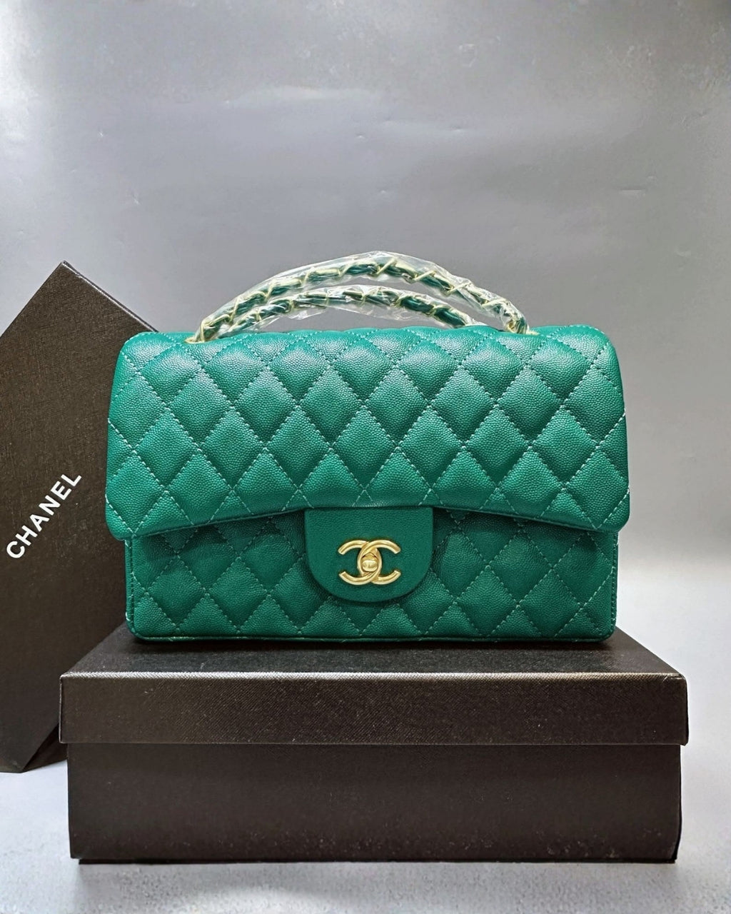 CHANEL Quilted Flap Shoulder Bag 26 cm