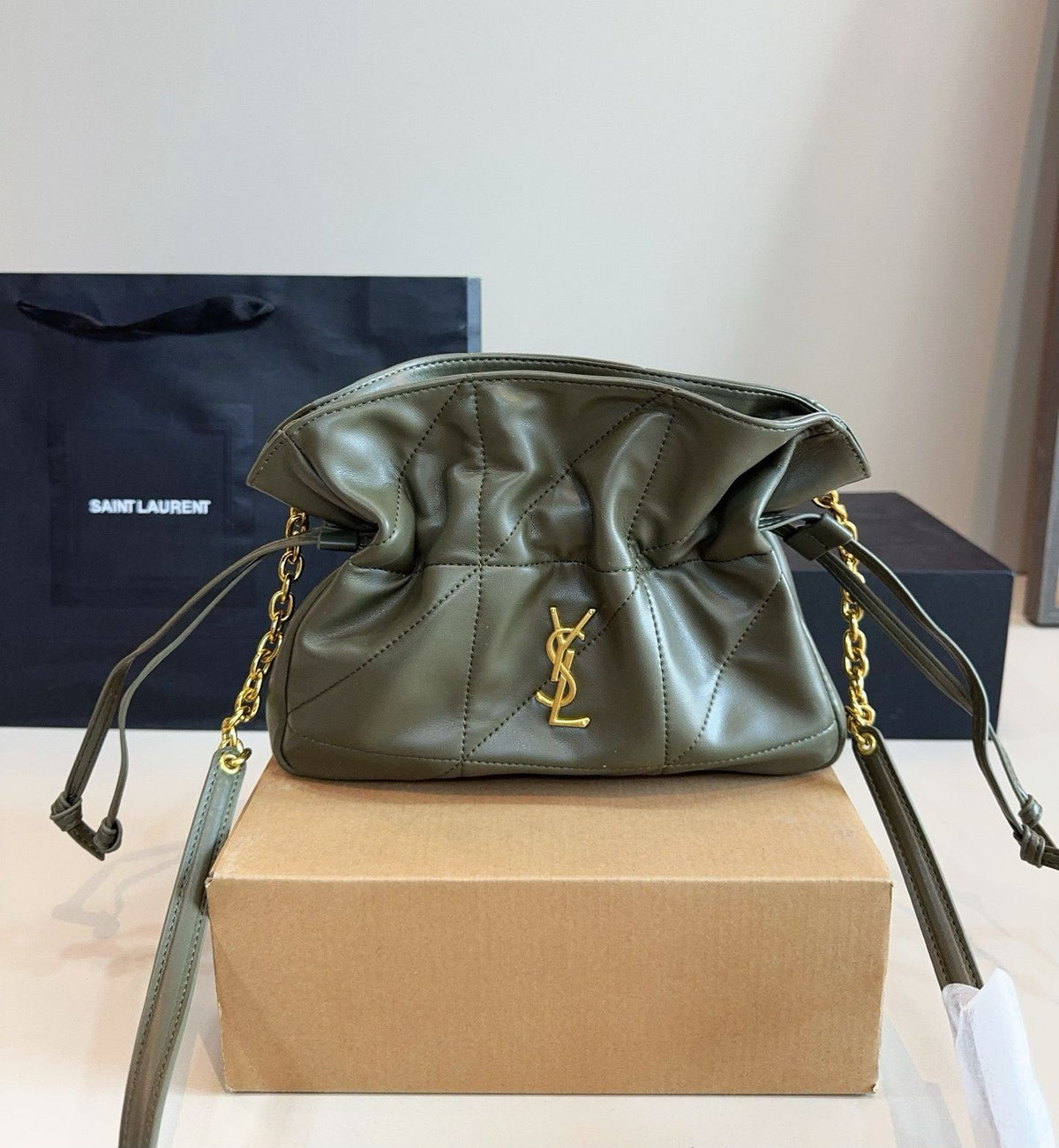 YSL Puffed Bucket Bag 26cm