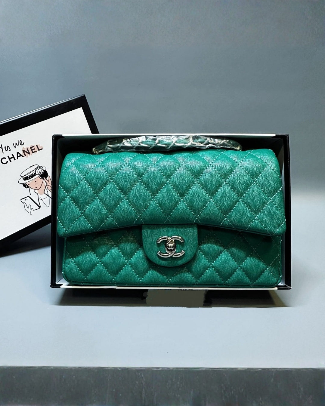 CHANEL Quilted Flap Shoulder Bag 26 cm