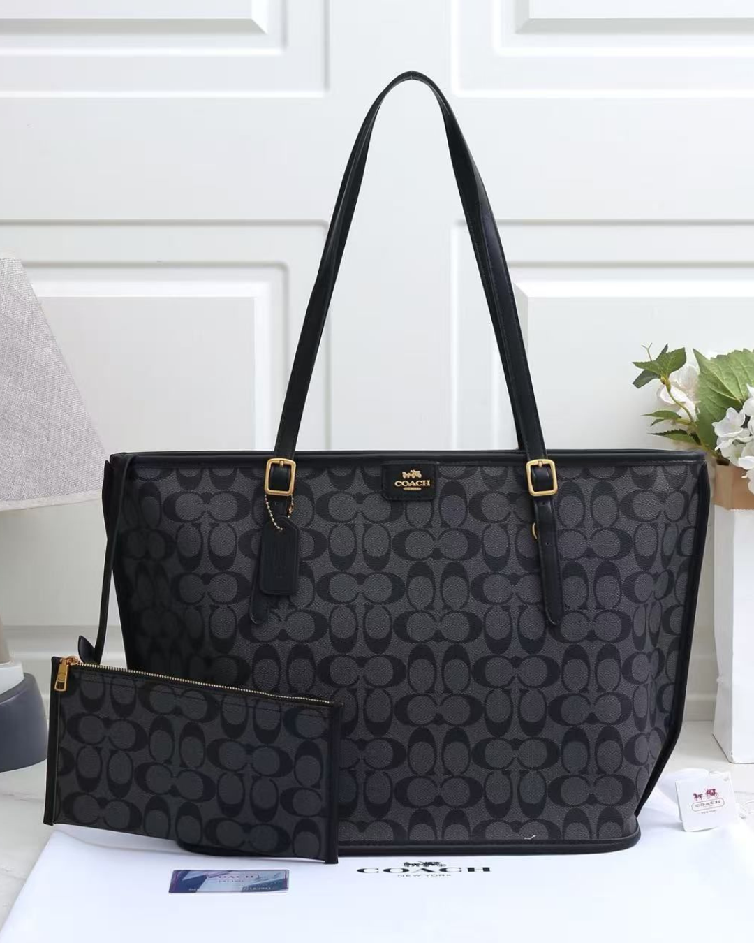 COACH Signature Tote Bag 36cm