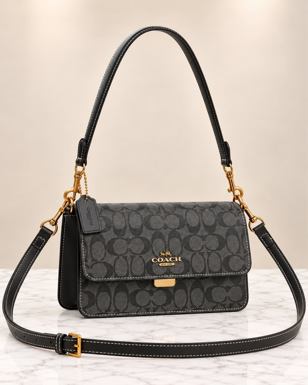 Coach Signature Shoulder Bag 26cm