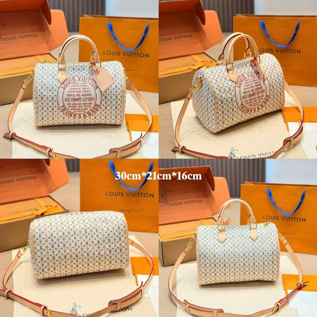 حقيبة LV سبيدي 30 سم بألوان ماستر 4