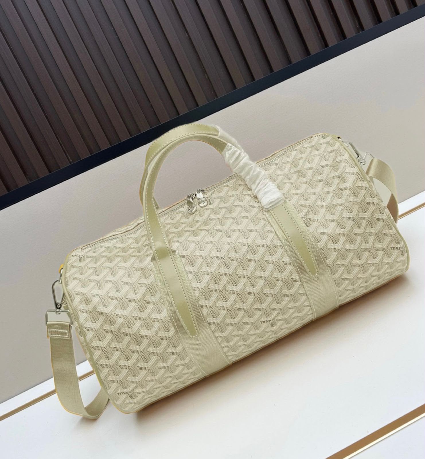 GOYARD Chevron Print Duffel Bag 40 cm