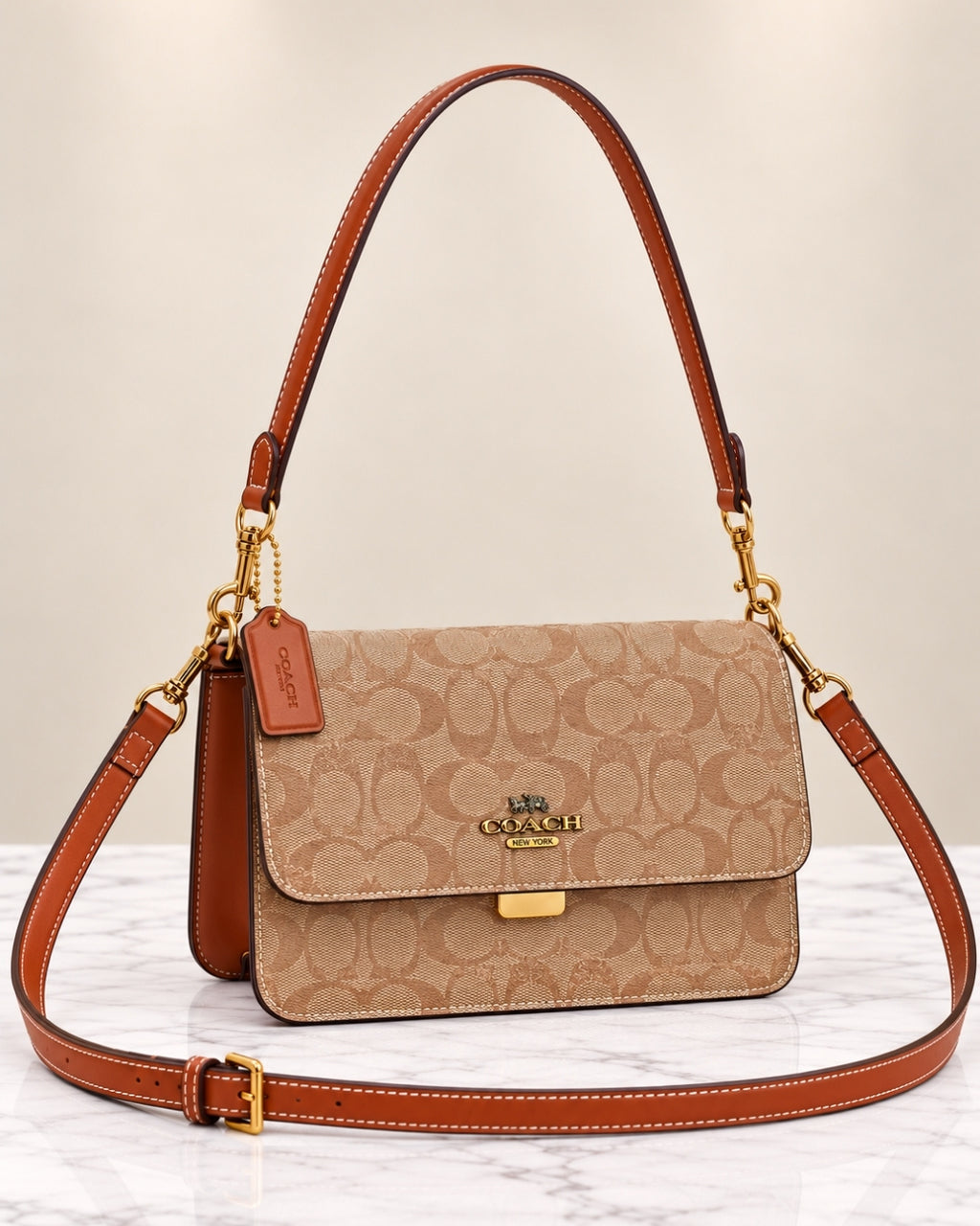 Coach Signature Shoulder Bag 26cm