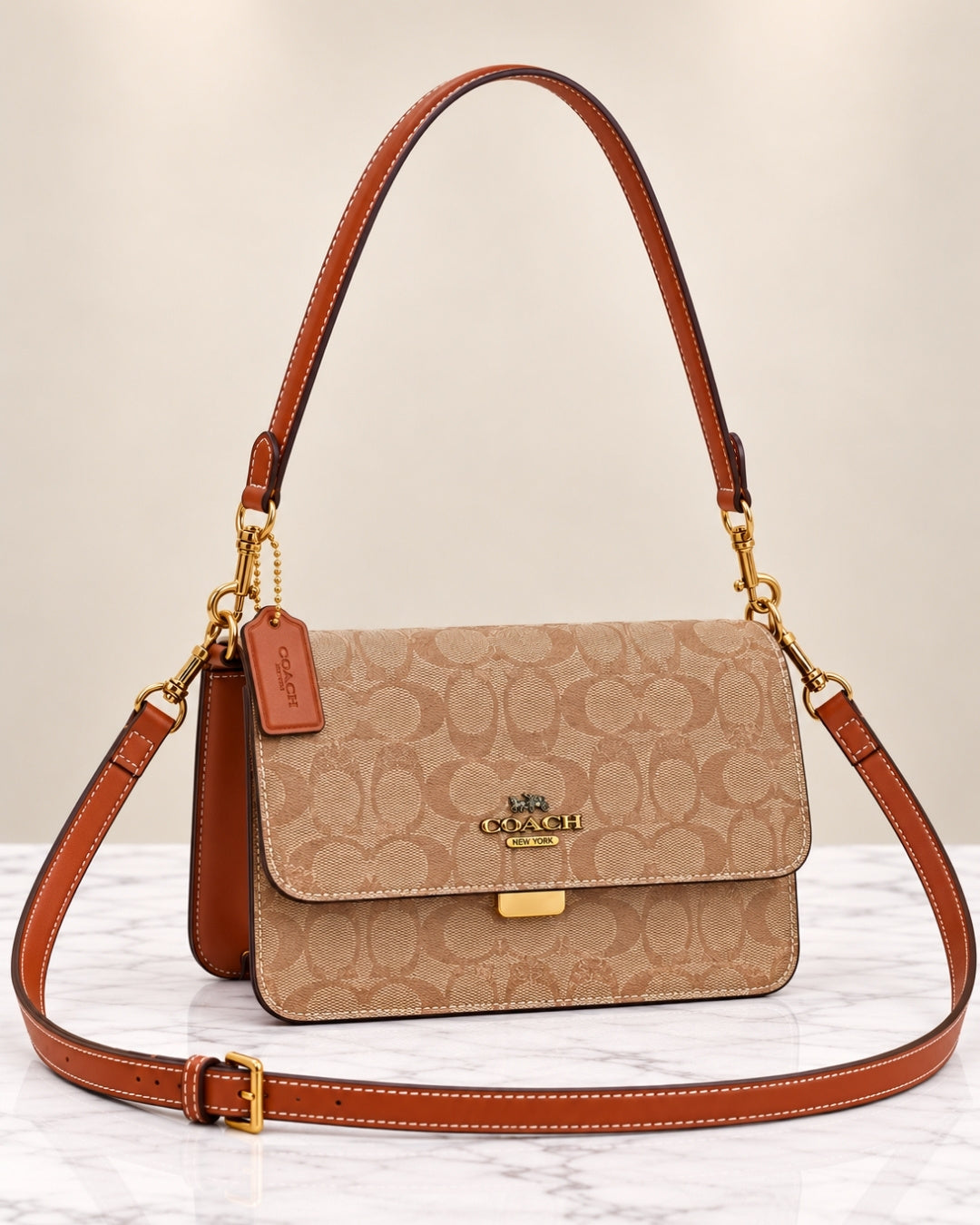 Coach Signature Shoulder Bag 26cm