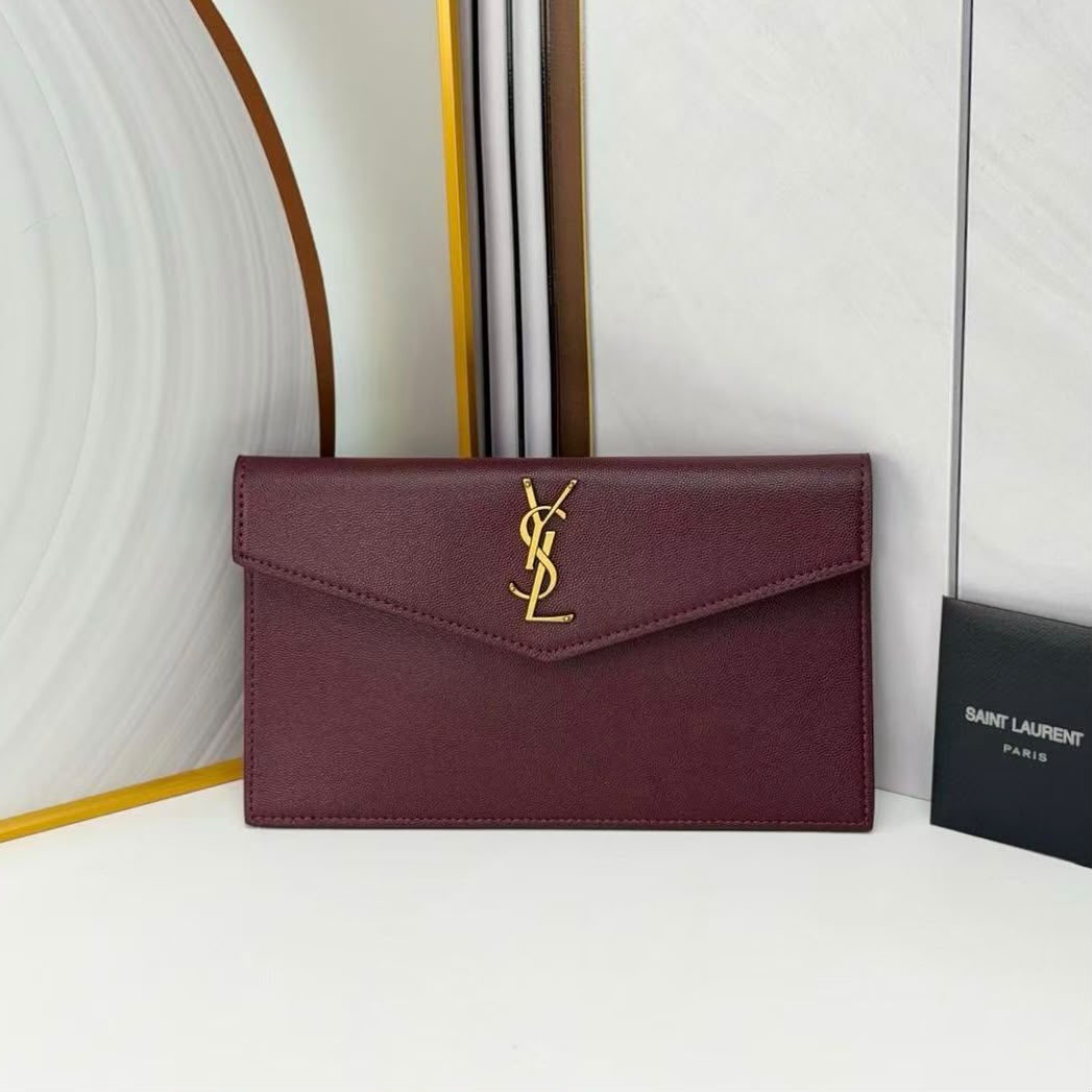YSL Envelope Clutch Pouch 28 cm A+