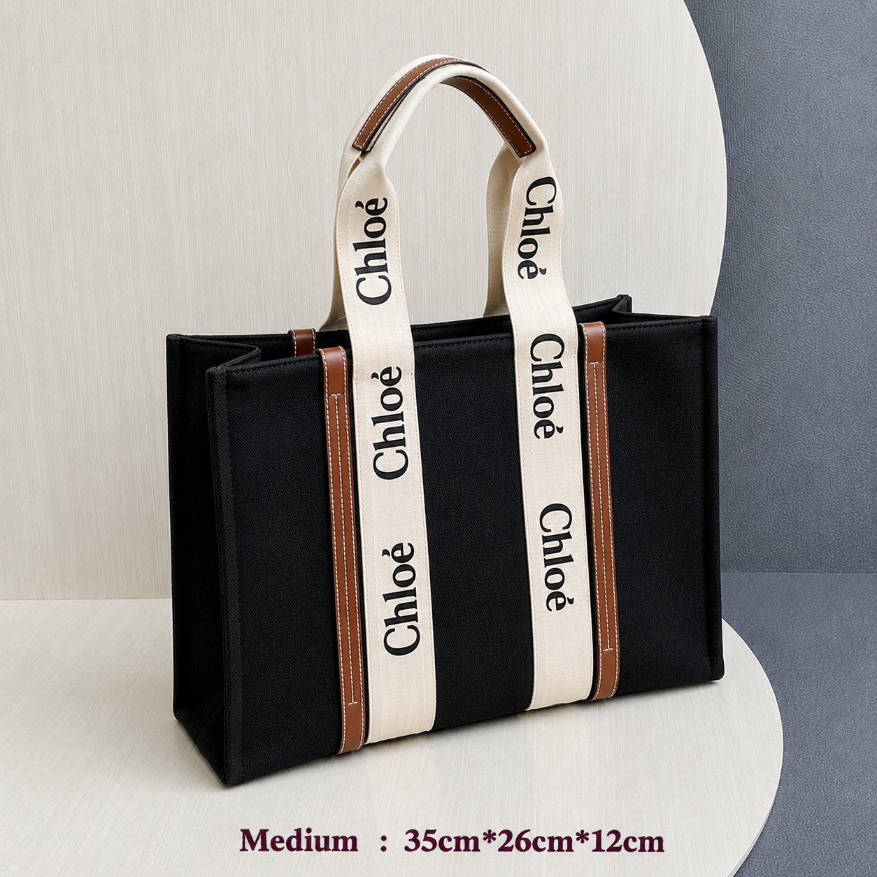 CHLOÉ Canvas Tote Bag 3 Sizes